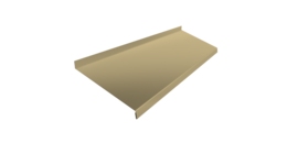 Отлив простой 200 0,45 PE с пленкой RAL 1014 слоновая кость (2м)