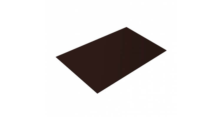 Плоский лист 0,7 PE RAL 8017 шоколад