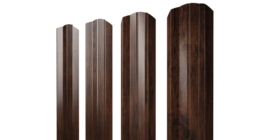 Штакетник М-образный А фигурный 0,45 Print Elite Cherry Wood TwinColor