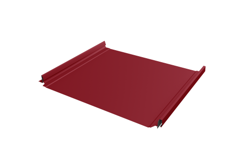 Кликфальц Pro Grand Line 0,45 PE с пленкой на замках RAL 3003 рубиново-красный