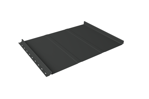 Кликфальц Line Grand Line 0.5 Satin с пленкой на замках RAL 7016 антрацитово-серый