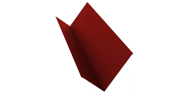 Планка примыкания 90х140 0,5 Satin с пленкой RAL 3011 коричнево-красный (2м)