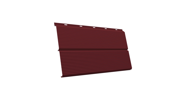 ЭкоБрус 0,345 Gofr GL 0.45 PE с пленкой RAL 3005 красное вино