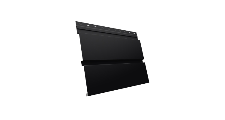 Квадро брус 0.5 PurPro Matt 275 с пленкой RAL 9005 черный