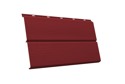 ЭкоБрус 3D GL 0.45 PE с пленкой RAL 3011 коричнево-красный