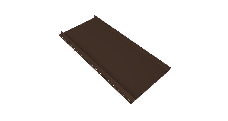 Кликфальц mini Grand Line 0,5 PE с пленкой на замках RAL 8017 шоколад