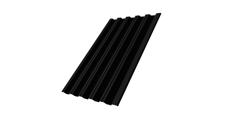 Профнастил HC35R 0.45 Drap-double TX RAL 9005 черный