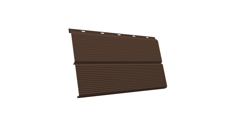 ЭкоБрус 0,345 Gofr GL 0.5 Atlas X RAL 8017 шоколад