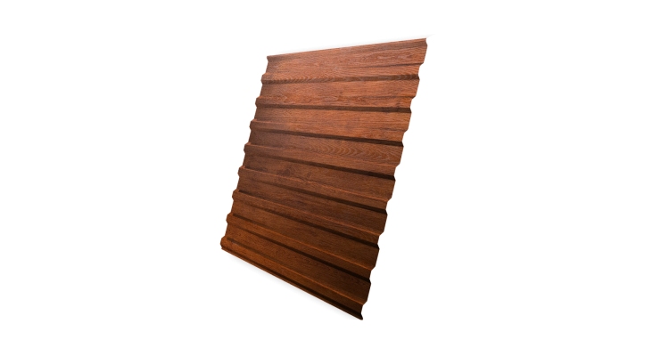 Профнастил С20B 0,4 Print Premium Golden Wood Fresh TwinColor