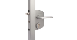 Замок LAKQ 6060 U2L корпус металлический, с ручками из алюминия, зеленый RAL 6005 Blister