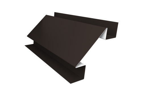 Планка угла внутреннего сложного Блок-хаус new 0,5 Drap TX RR 32 темно-коричневый (3м)