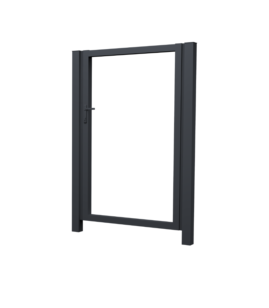 Калитка Жалюзи Texas 1.5х1 RAL 7024 без заполнения (ламель125 мм)