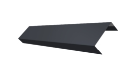 Ламель лицевая 50 забора жалюзи Texas 0.5 Drap с пленкой RAL 7024 мокрый асфальт