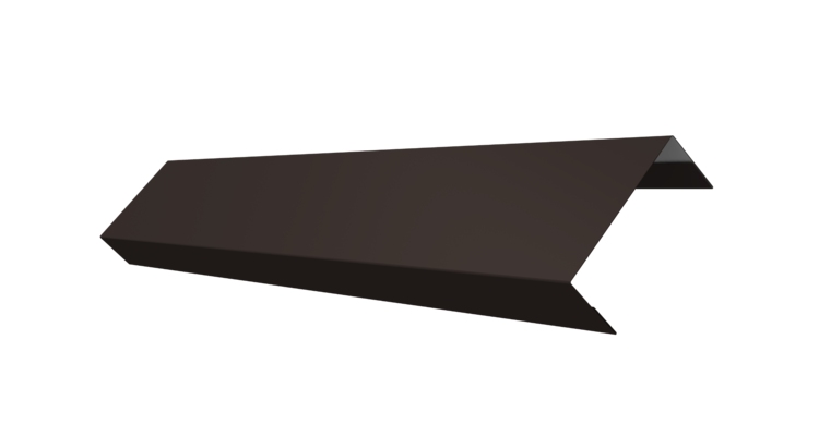 Ламель лицевая 50 забора жалюзи Texas 0.5 Satin Matt с пленкой RR 32 темно-коричневый