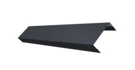 Ламель обратная 50 забора жалюзи Texas 0.5 PurPro Matt 275 с пленкой RAL 7024 мокрый асфальт