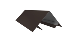 Планка угла внешнего составная верхняя 0,5 Satin Matt RR 32 темно-коричневый (2м)