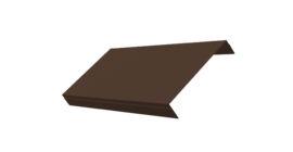 Ламель обратная 150 забора жалюзи Texas 0.5 Drap с пленкой RAL 8017 шоколад