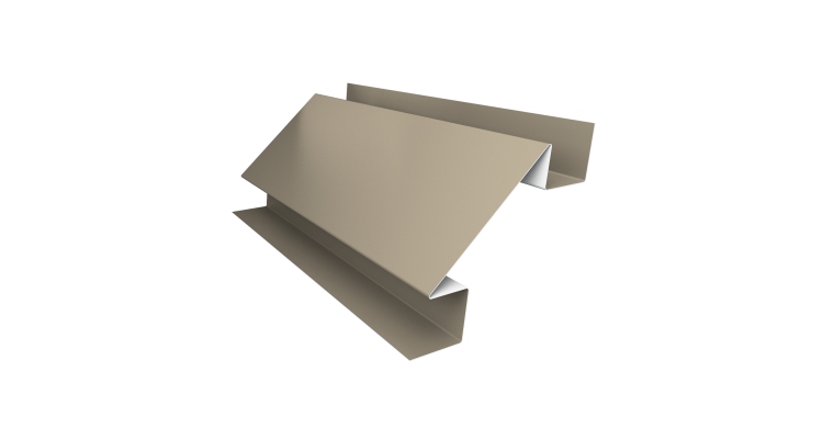 Угол внутренний сложный 75мм 0,45 Drap TX RAL 1015 светлая слоновая кость (2м)