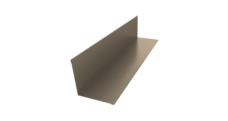 Угол внутренний 110х110 0,5 Satin с пленкой RAL 1015 светлая слоновая кость (3м)