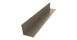 Угол внутренний 30х30 0,45 PE с пленкой RAL 1015 светлая слоновая кость (3м)