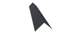 Угол внешний 110х110 0,5 Satin Matt RAL 7024 мокрый асфальт (2м)