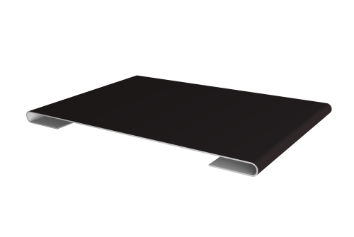 Планка стыковочная 0,5 Satin Matt RAL 9005 черный (2м)