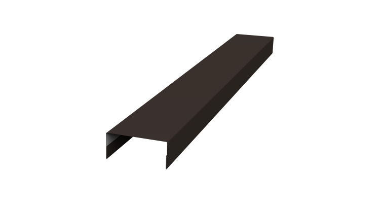 Крышка 30х15 жалюзи Texas 0,5 Velur X RR 32 темно-коричневый (3м)