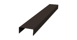 Крышка 45х20 жалюзи Texas 0,5 Rooftop Бархат RR 32 темно-коричневый (2,5м)