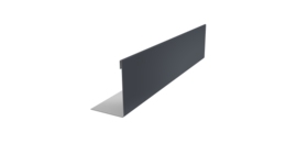 Нащельник 150 Texas 25х35 0,45 PE RAL 7024 мокрый асфальт (L1,8)