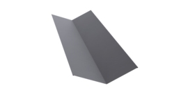 Планка ендовы верхней 145х145 0,45 Drap RAL 7004 сигнальный серый (3м)