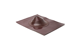 Проходной элемент MF угловой №1 (75-200мм) +240 силиконовый (металлический окрашенный фланец) коричневый