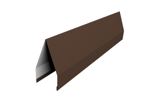 Ламель забора жалюзи Tokyo 0,5 PurLite Matt с пленкой RAL 8017 шоколад