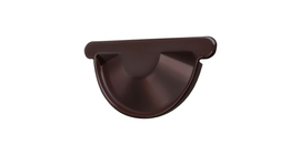 Заглушка торцевая универсальная GL PE 150 мм RAL 8017 шоколад