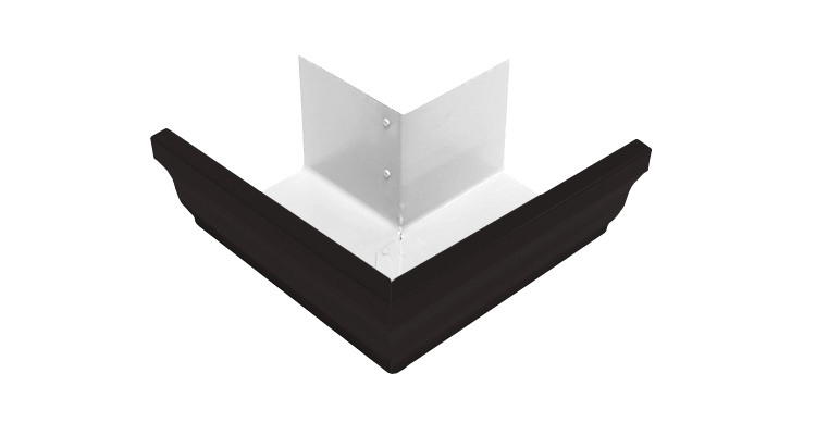 Угол желоба внешний Vortex Matt 90гр 127мм RAL 9005